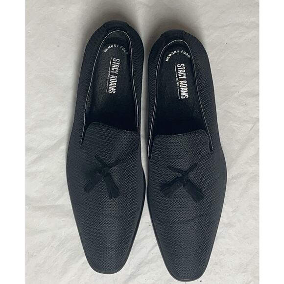 Stacy Adams Tazewell Tassel Slip on Loafer 12 Black - Picture 5 of 14